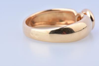 Bague solitaire diamant en or jaune 18 carats 2