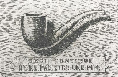 René MAGRITTE (d’après) - La trahison des images, 1952, eau forte signée 2