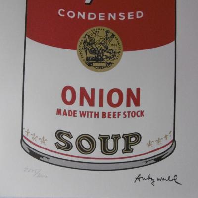 Andy WARHOL (d’après) - Campbell Soup Onion, Lithographie 2