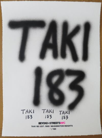 TAKI 183 - 50th Anniversary Print - Sérigraphie 2