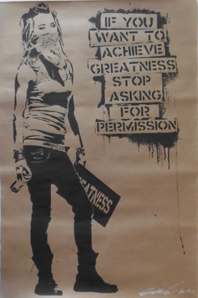 Eddie COLLA - Ambition, 2019, Sérigraphie signée 2