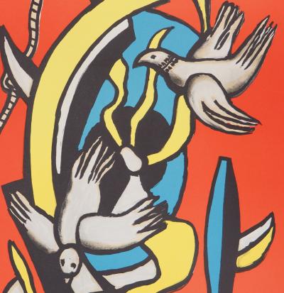 Fernand LÉGER - Les oiseaux, Lithographie 2