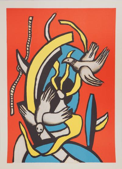 Fernand LEGER : Les oiseaux - Lithographie offset 2