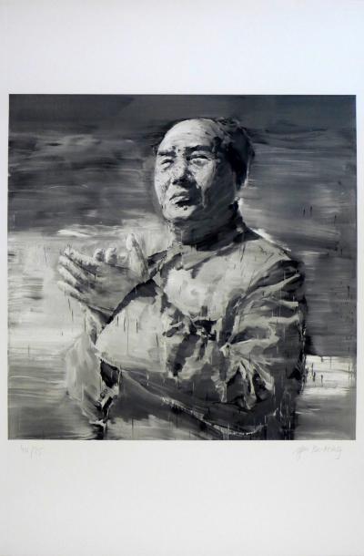 Yan PEI-MING - Mao, 2012 - Lithograhie signée au crayon 2