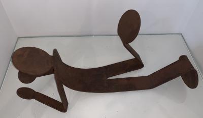 ZED - Flexo To Be Cool 2, Sculpture acier corten 2