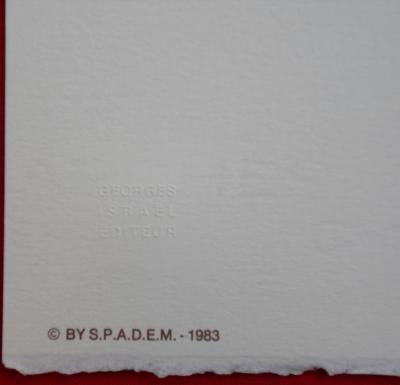 Salvador DALI - Neptune : Lithographie originale signée 2