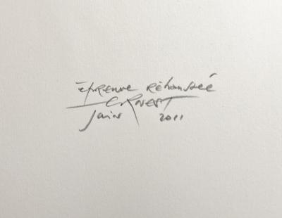 Ernest PIGNON-ERNEST - Sans titre, 2011, Tirage pigmentaire rehaussé et signé 2