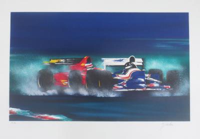 Vicotr SPAHN - Formula 1, Signed and justified lithograph 2