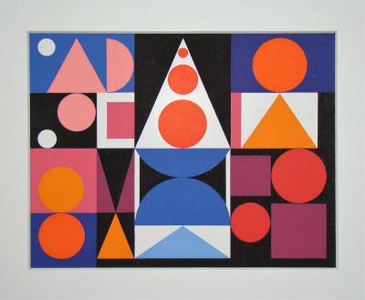 Auguste HERBIN (d’après) - Fer Acier, 1955 - Sérigraphie en couleurs 2