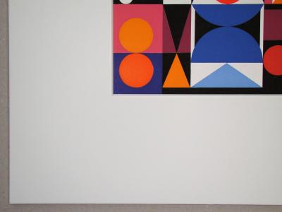 Auguste HERBIN (d’après) - Fer Acier, 1955 - Sérigraphie en couleurs 2