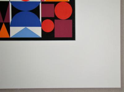 Auguste HERBIN (d’après) - Fer Acier, 1955 - Sérigraphie en couleurs 2