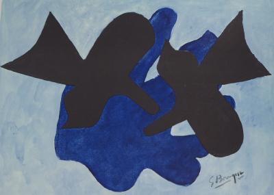 Georges BRAQUE - Les oiseaux - Lithographie signée 2