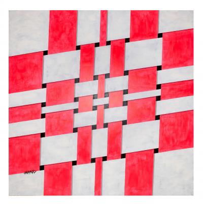 Fabien HEMARD - Quantique 1 - Superposition, 2019, Acrylique sur toile signée 2
