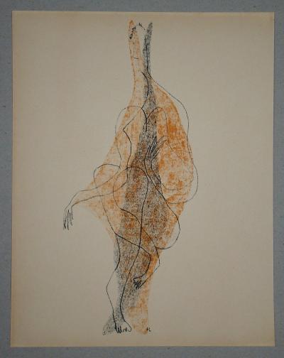 Henri LAURENS - Figure, 1951 - Lithographie originale monogrammée 2