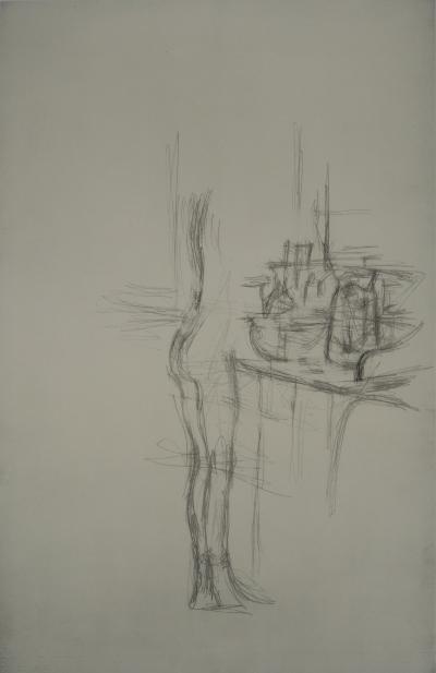 Alberto GIACOMETTI (after) : Nu de dos - Lithograph 2