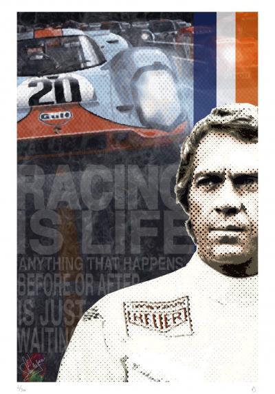 Vincent SABATIER - Le Mans 2, 2019 - Sérigraphie originale signée au crayon