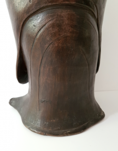 Chine - Milieu du XXe siècle - Sculpture de Shou Xing en Terre cuite 2
