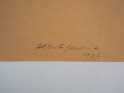 Alberto GIACOMETTI (d’après) - Le crâne - Lithographie signée 2
