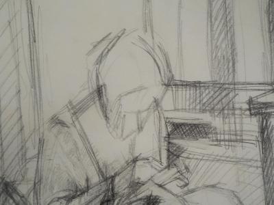 Alberto GIACOMETTI (nachher): Die Frau am Fensterrand - Lithographie 2
