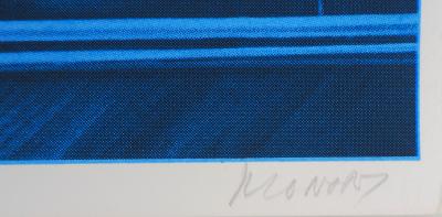 Jacques Monory - Cinéma à Hollywood,1976 -  Sérigraphie Originale Signée 2