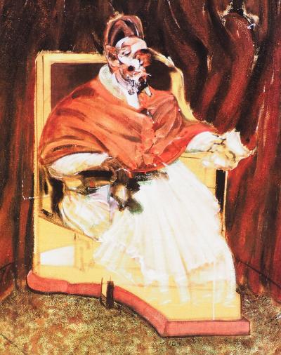 Francis BACON : Le pape - Affiche originale 2