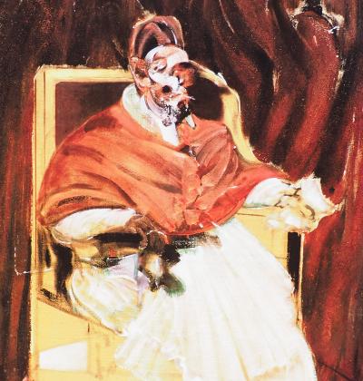 Francis BACON : Le pape - Affiche originale 2