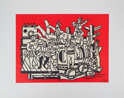 Fernand LÉGER (d’après) - La grande parade du cirque - Lithographie 2