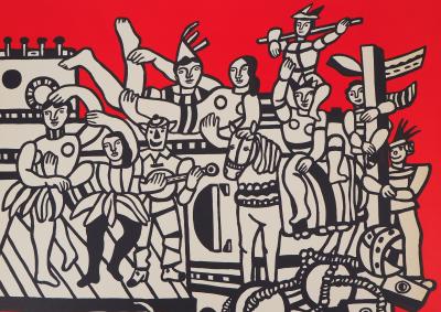 Fernand LÉGER (d’après) - La grande parade du cirque - Lithographie 2
