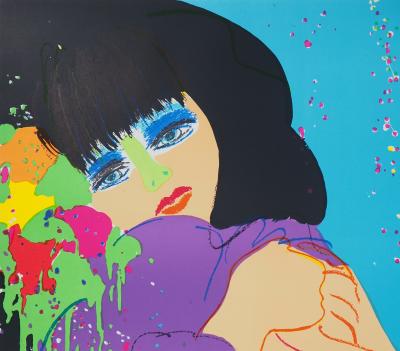 Walasse TING - Bleue, Moment intime,1974 - Lithographie signée 2