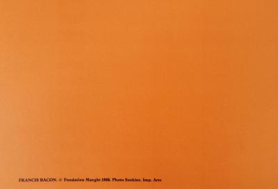 Francis BACON (d’après) : Carcasse de viande et oiseau de proie, 1986 - Affiche originale d’époque 2