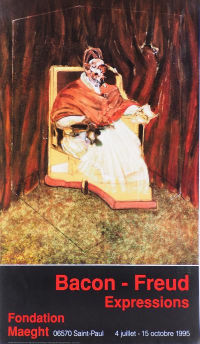 Francis BACON (d’après) : Le pape, 1995 - Affiche originale d’époque 2