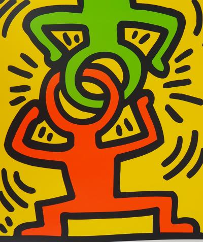 Keith HARING  - L’attirance des opposés, 1998 - Sérigraphie 2