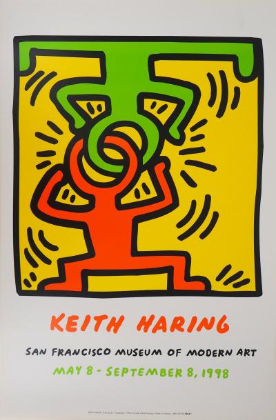 Keith HARING  - L’attirance des opposés, 1998 - Sérigraphie