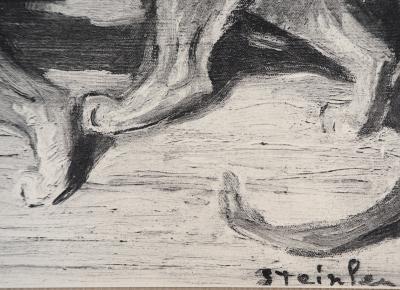 Théophile Alexandre STEINLEN : Les fauves - Lithographie signée 2
