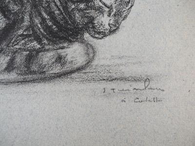Théophile Alexandre STEINLEN :  Le chat tigré, Lithographie signée 2