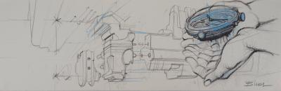Enki Bilal - Éternité, 1988, lithographie originale signée 2