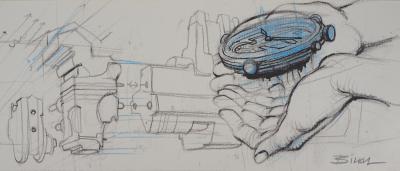 Enki Bilal - Éternité, 1988, lithographie originale signée 2