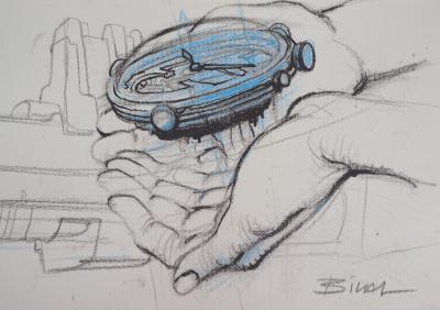 Enki Bilal - Éternité, 1988, lithographie originale signée 2