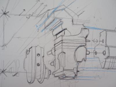 Enki Bilal - Éternité, 1988, lithographie originale signée 2