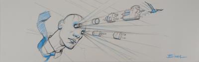 Enki BILAL - Visionnaire, 1988 - Lithographie originale signée 2