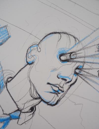 Enki BILAL - Visionnaire, 1988 - Lithographie originale signée 2