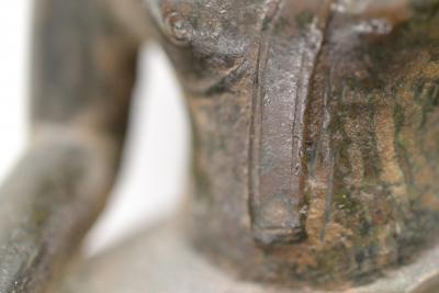 Laos, 16eme siècle, Bouddha assis en bronze 2