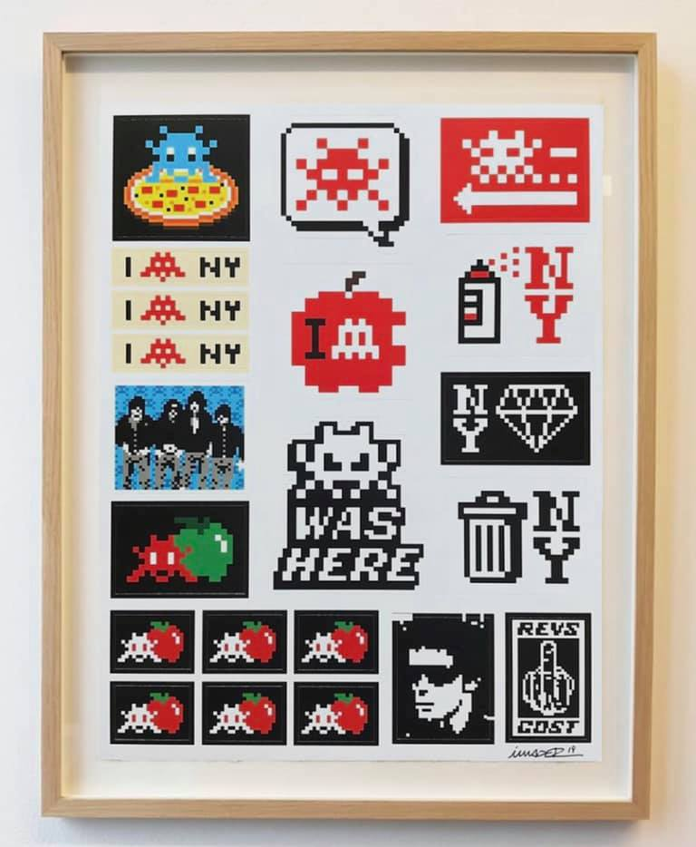 INVADER, OBEY & SWOON Stickers 2 Deluxe Edition, 2019, Coffret livre