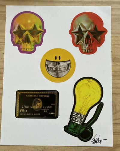 Swoon Sticker INVADER, OBEY & SWOON - Stickers 2 Deluxe Edition, 2019, Coffret livre ...