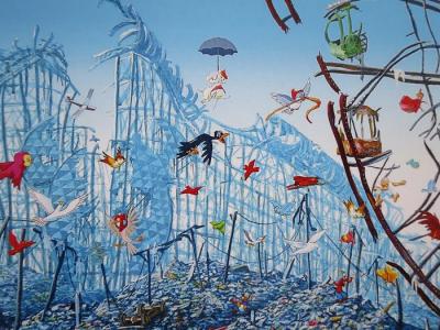 Jeff GILLETTE - Split Mickey Ferris Wheel, Impression numérique 2