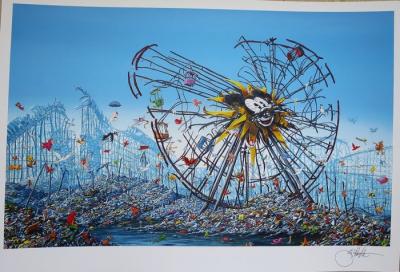 Jeff GILLETTE - Split Mickey Ferris Wheel, Impression numérique 2