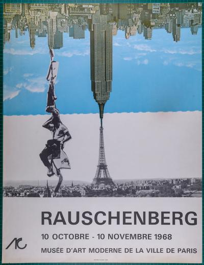 Robert Rauschenberg - Musée d’art moderne de la ville de Paris, 1968, Original poster 2