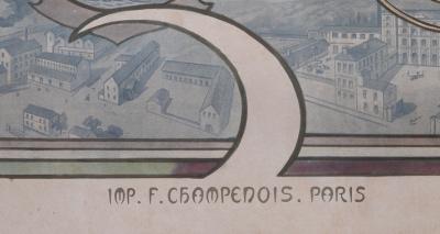 Alphonse MUCHA - Bières de la Meuse, 1897 - Affiche lithographique originale 2