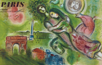 Marc CHAGALL - Roméo et Juliette. Paris, l’Opéra, 1964 - Lithographie 2