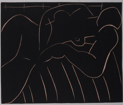 Henri MATISSE - La Siesta, 1938, linogravure originale. 2